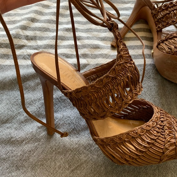 Schutz woven stiletto sandals - Picture 7 of 8